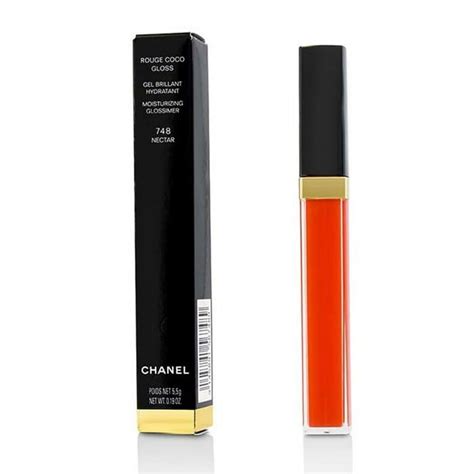 chanel lip gloss nectar|Chanel 724 moisturizing gloss.